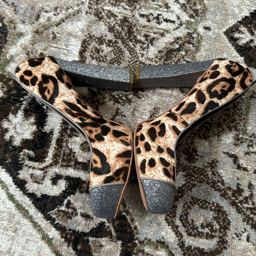 Sam Edelman Cap Toe Platform Pumps Leopard Print - image 6